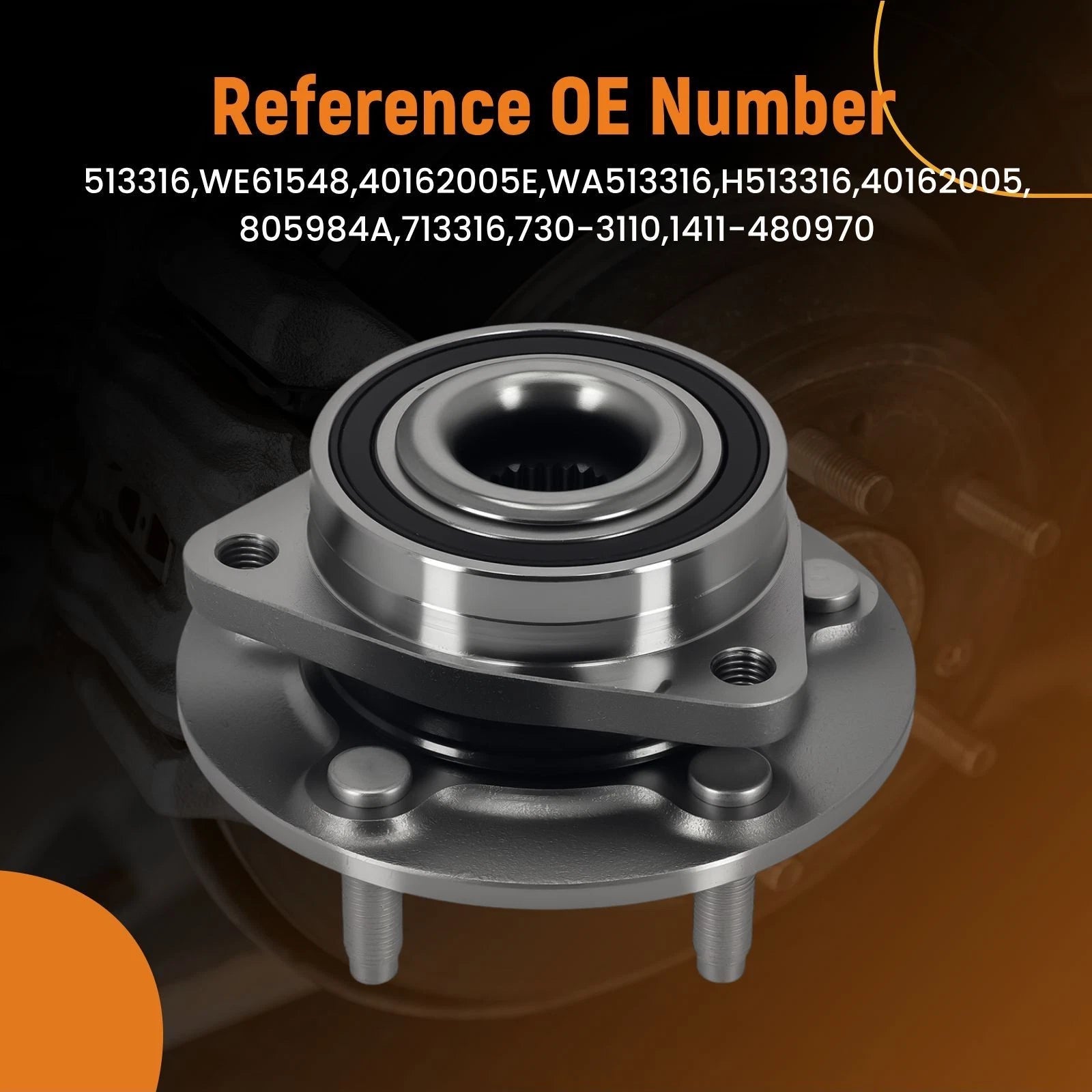 Front Wheel Bearing Hub Assembly for Buick Cascada (2016–2017) 730-3110