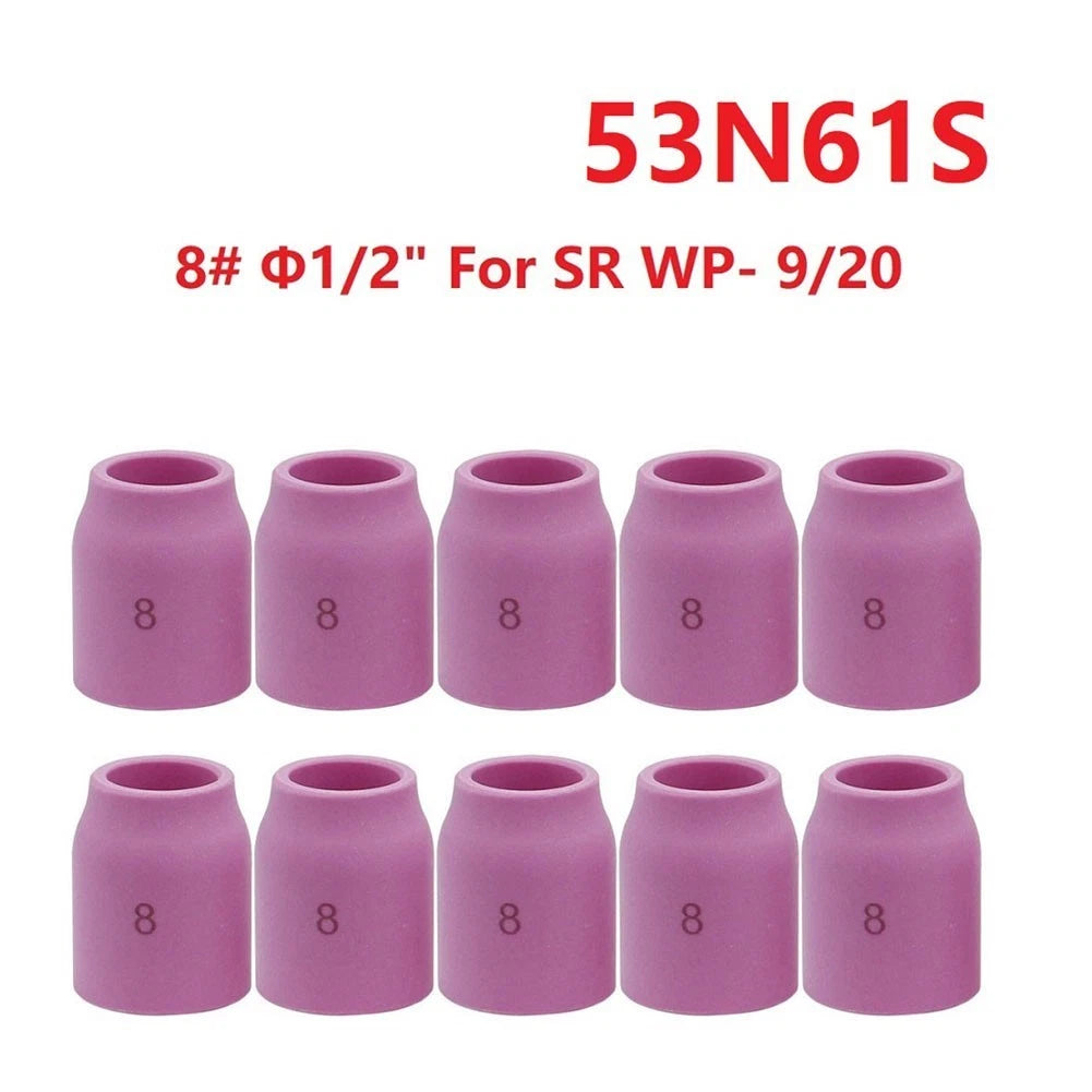 10pcs Nozzle Gas Lens Cups for Welding Torch #8 1/2" 25.5mm