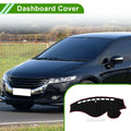 Dash Cover Mat Sun Protector for Honda Odyssey 2009–2014 Black Red