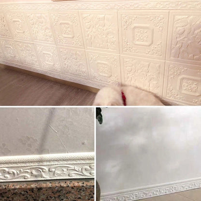 3D Wall Border Trim for Wallpaper (10m x 8cm x 5mm)