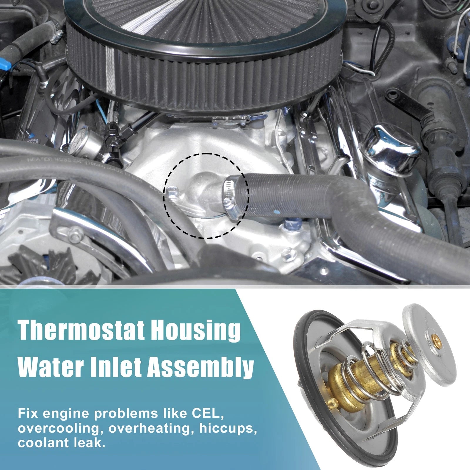 Engine Coolant Thermostat Replacement for Chrysler 300 (2005–2023)