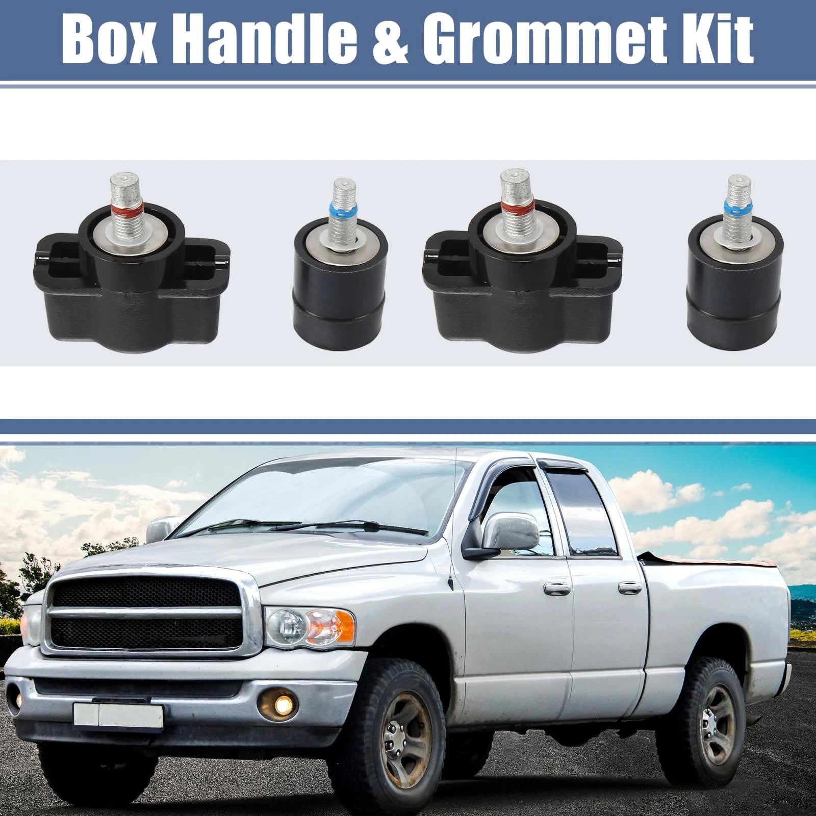 Box Handle Grommet Replacement for Dodge RAM 1500 2500 3500 (2009–2021)