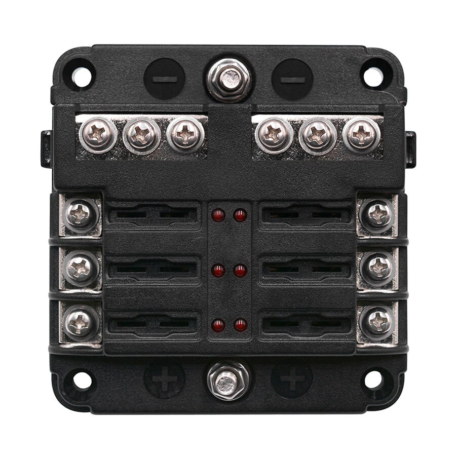 6-Gang Blade Fuse Holder Box for Car (Universal)