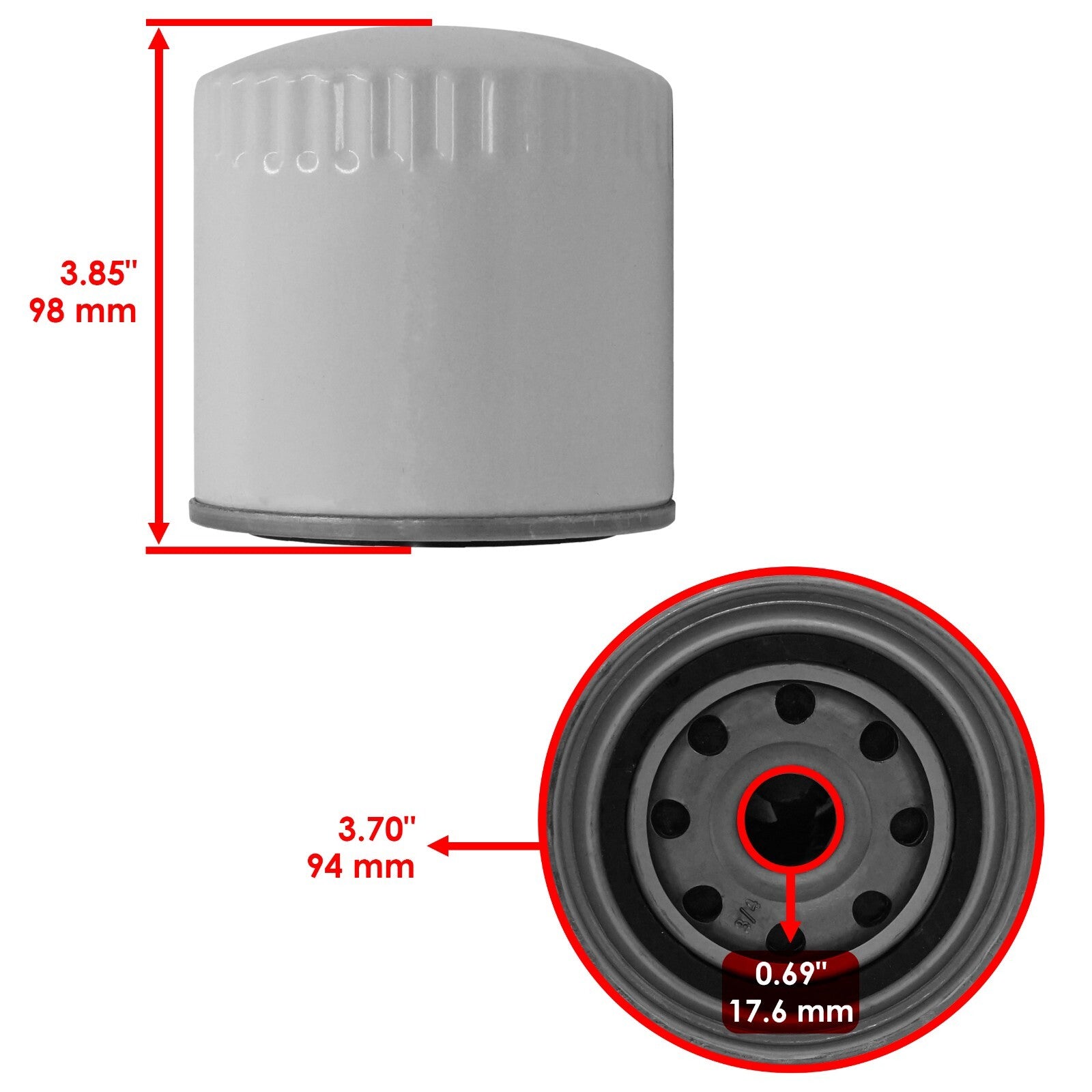 Transmission Oil Filter Replacement for Toro 73401 73403 73421 (2001–2001)