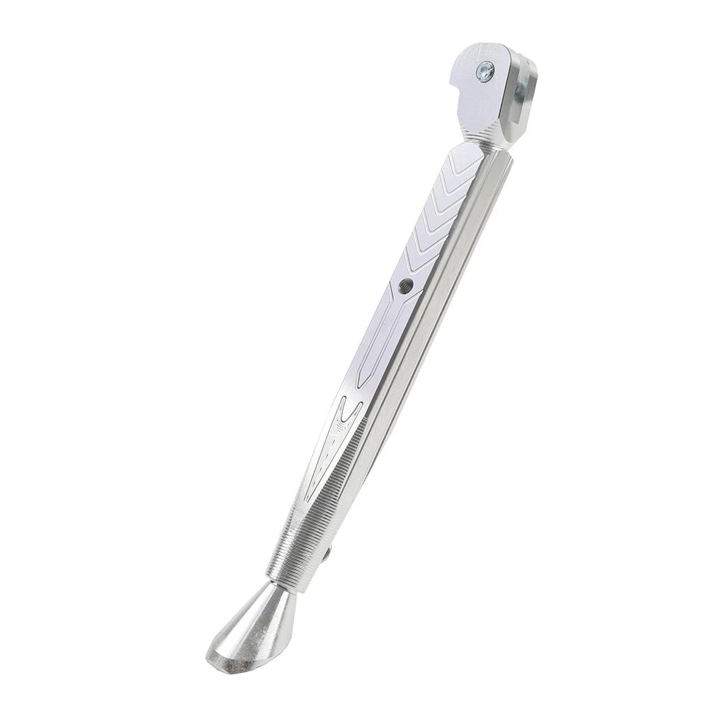 CNC Silver Adjustable Kickstand Foot for Motorcycle Universal