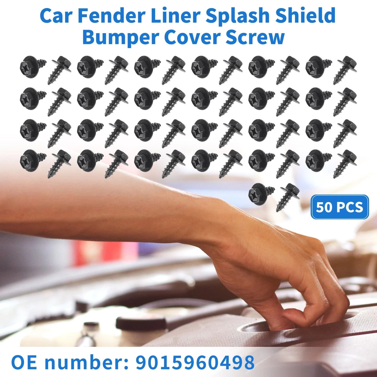Fender Liner Splash Shield Bumper Cover Screws Kit for Scion XD (2008–2014)