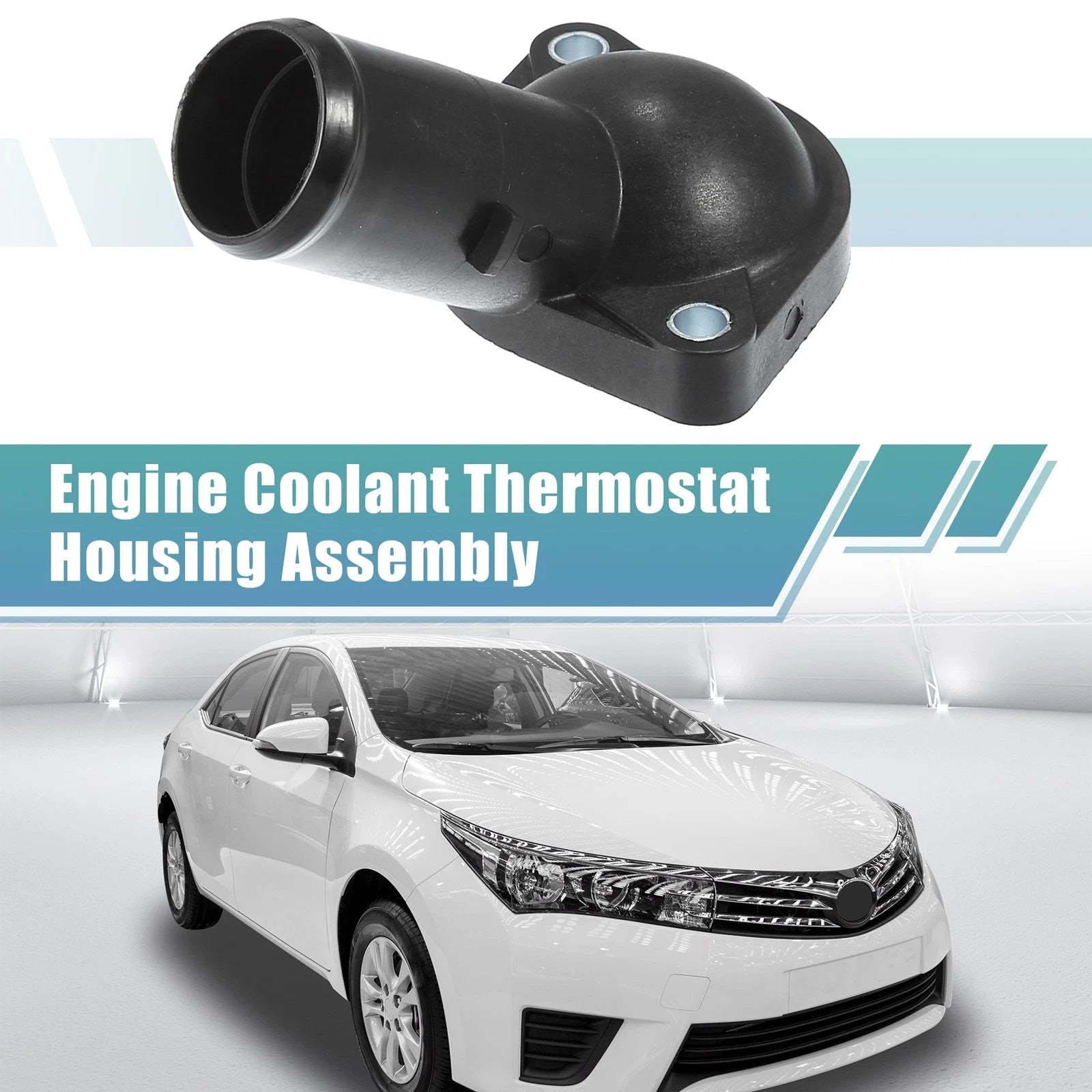 Engine Coolant Thermostat Housing Assembly Replacement for Toyota Corolla (1998–2012)
