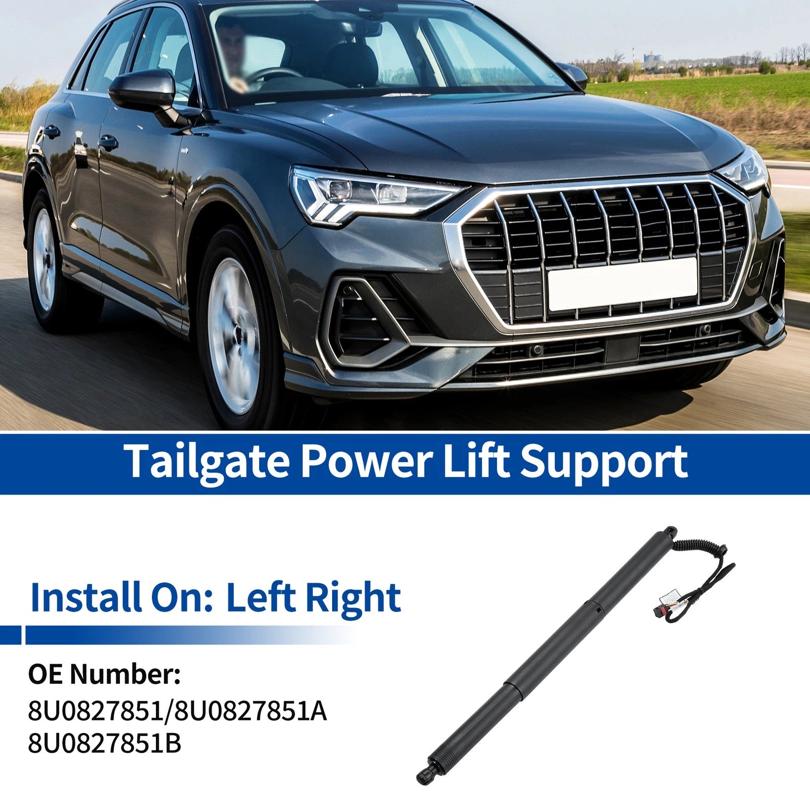 Left Right Tailgate Power Lift Support for Audi Q3 quattro (2015–2019)