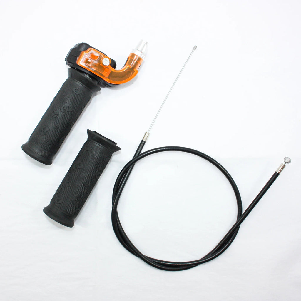 Twist Throttle Accelerator Grip + Cable for 49cc Mini Monkey Quad ATV (2010–2023)