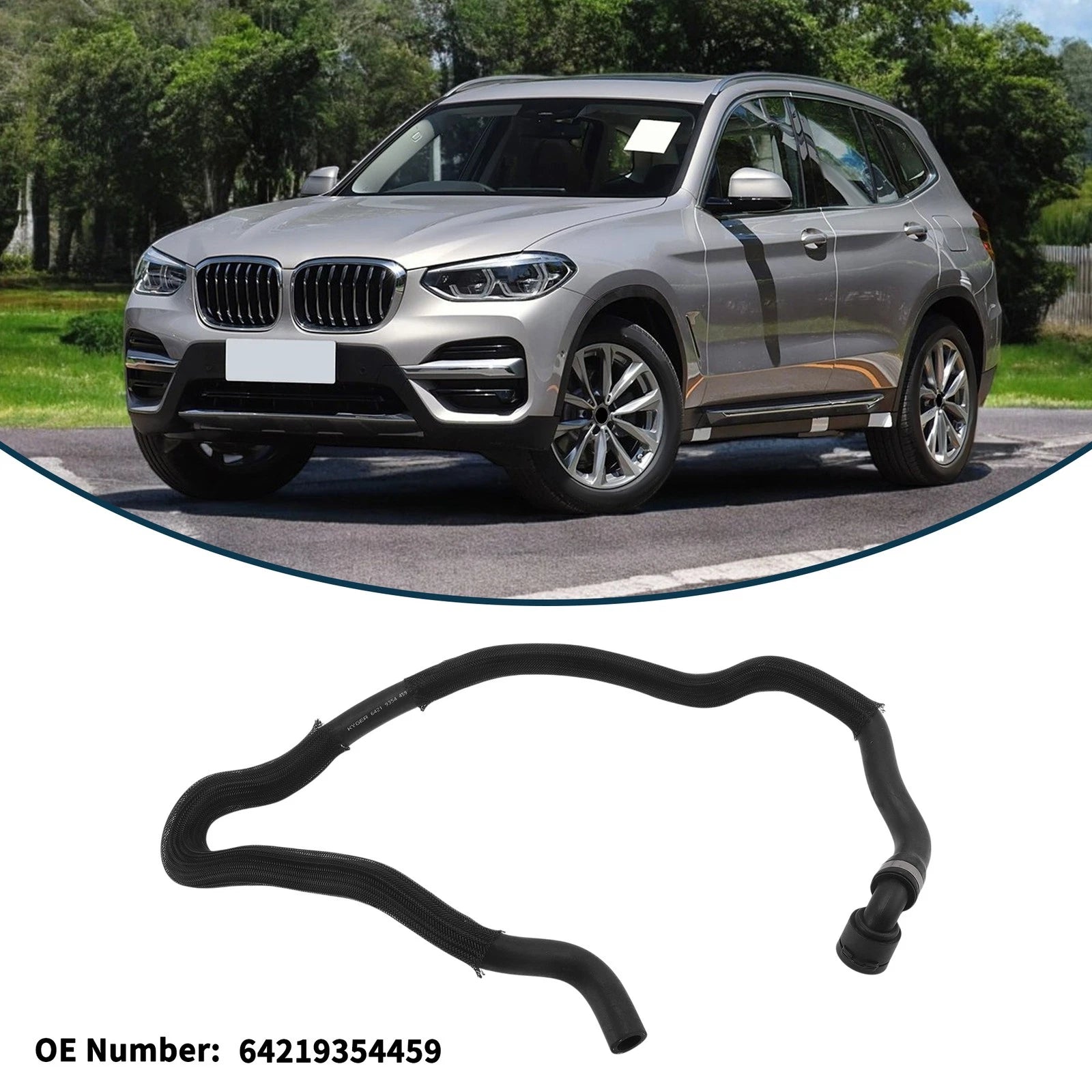 Radiator Hose Replacement for BMW X3 X4 (2016–2019) Heating Water Pipe