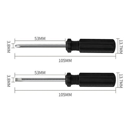 Screwdriver Slotted Cross for Toys (Portable 4.13 Inch)