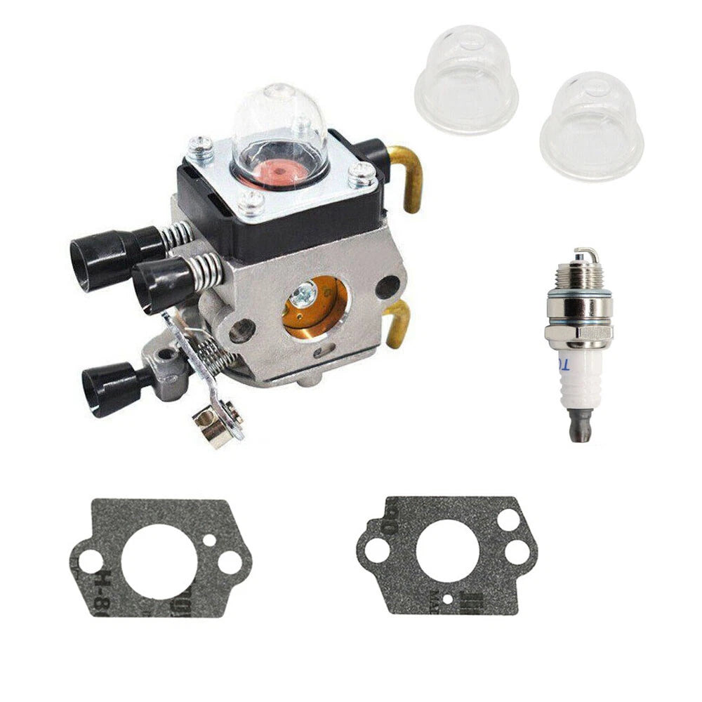 Carburetor Spark Plug Primer Bulb Gasket for STIHL FS38 FS45 FS46 FS55 KM55 (2000–2023)