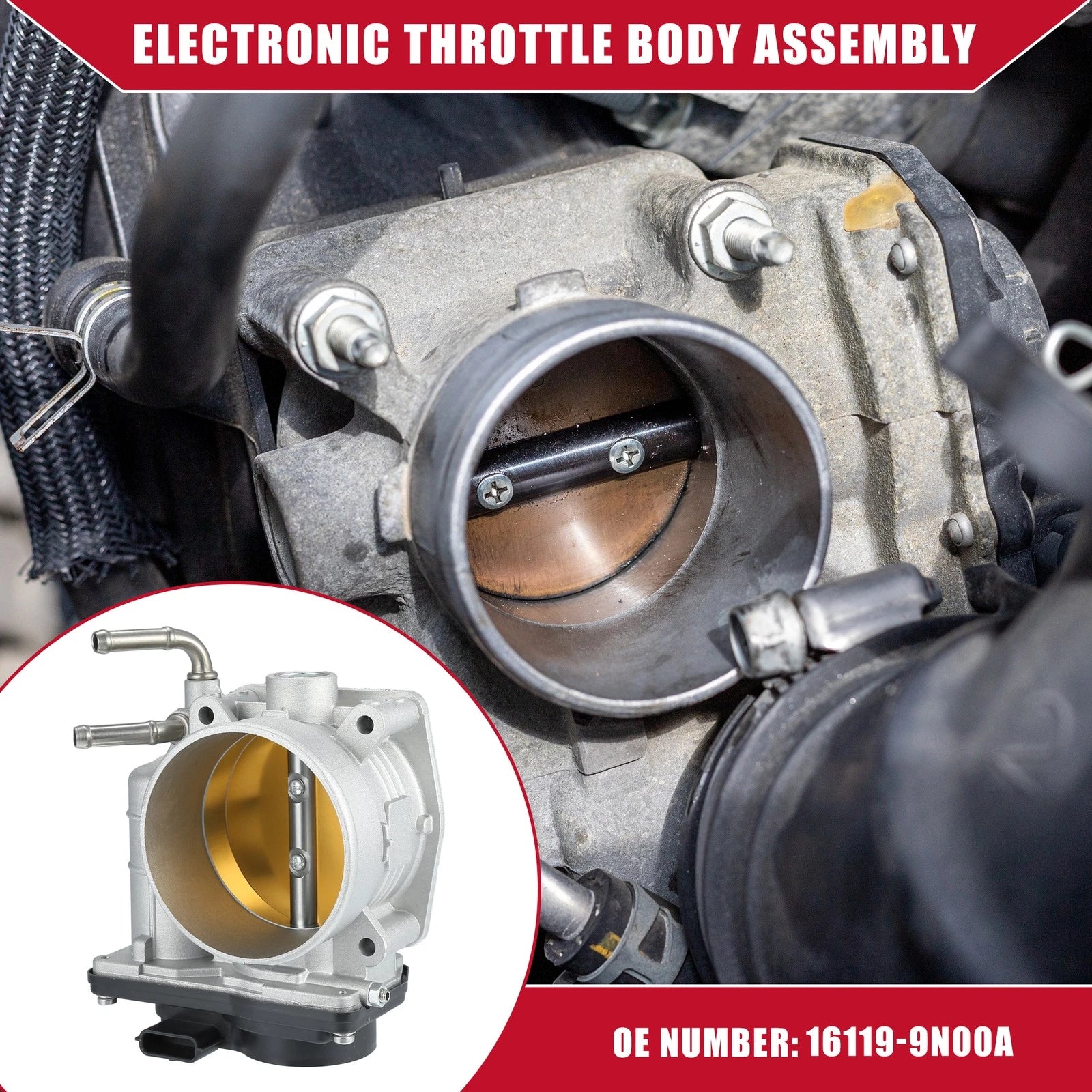 Electronic Throttle Body Sensor No.161199N00A for Nissan Maxima (2009–2014)
