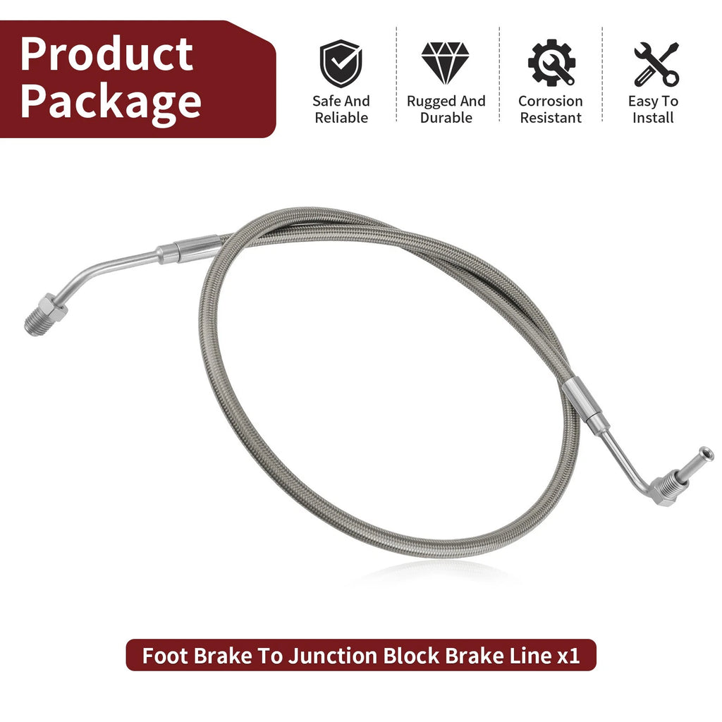 Rear Brake Line for Polaris Scrambler Sportsman 550 850 1000 XP 1000 (2010–2023) 1911669