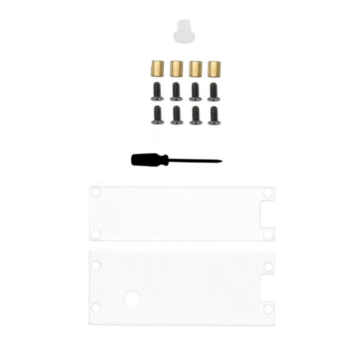 Dual-Side Protection Clear Acrylic Panel Case for Raspberry Pi Pico (2021–2023)