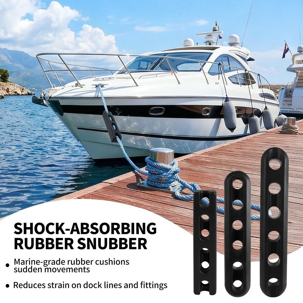 EPDM Rubber Shock Absorber Snubber for Dock Ropes (Small, Medium)