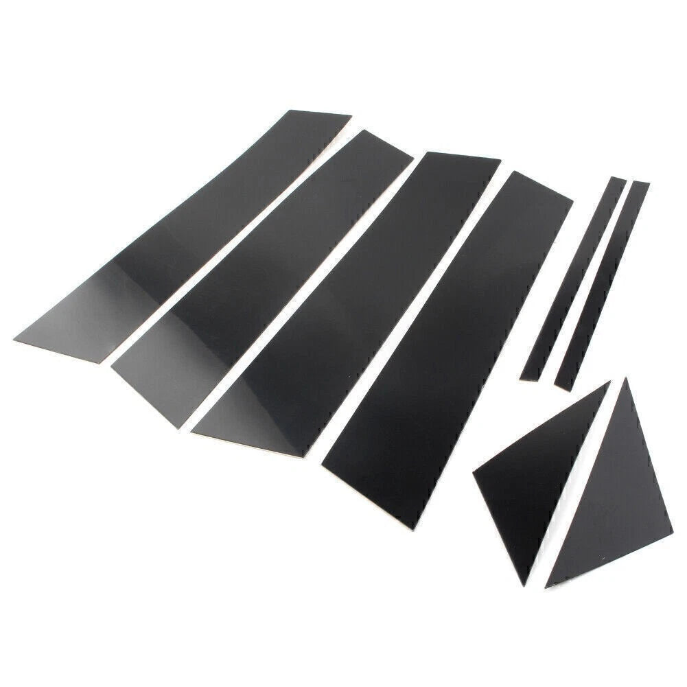 8pcs Gloss Black Pillar Posts for Mazda 3 Sedan (2019–2021)
