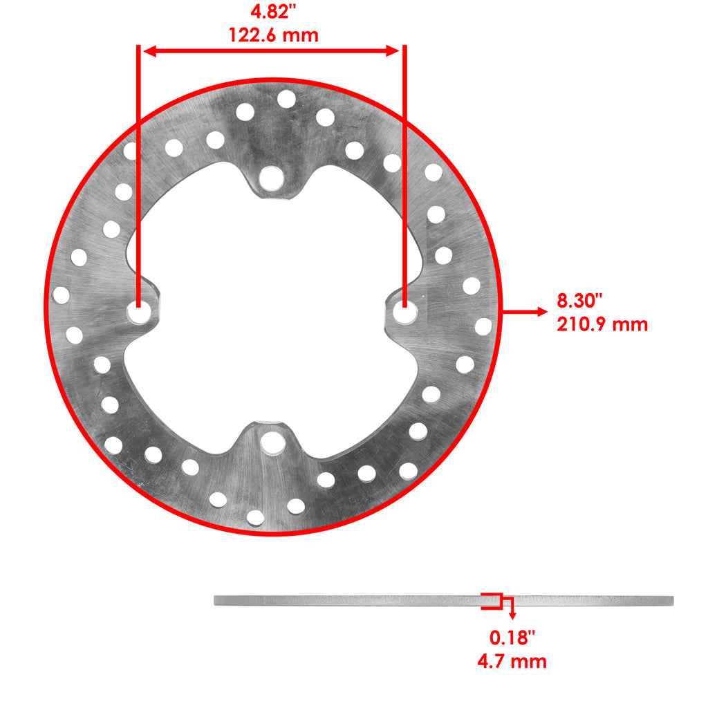 Front Right Brake Caliper and Rotor Replacement for Honda Pioneer 1000 (2016–2022)