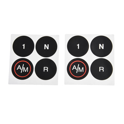 Button Decal Stickers for FIAT 500 (2007–2023) MTA Gearbox Control Cells