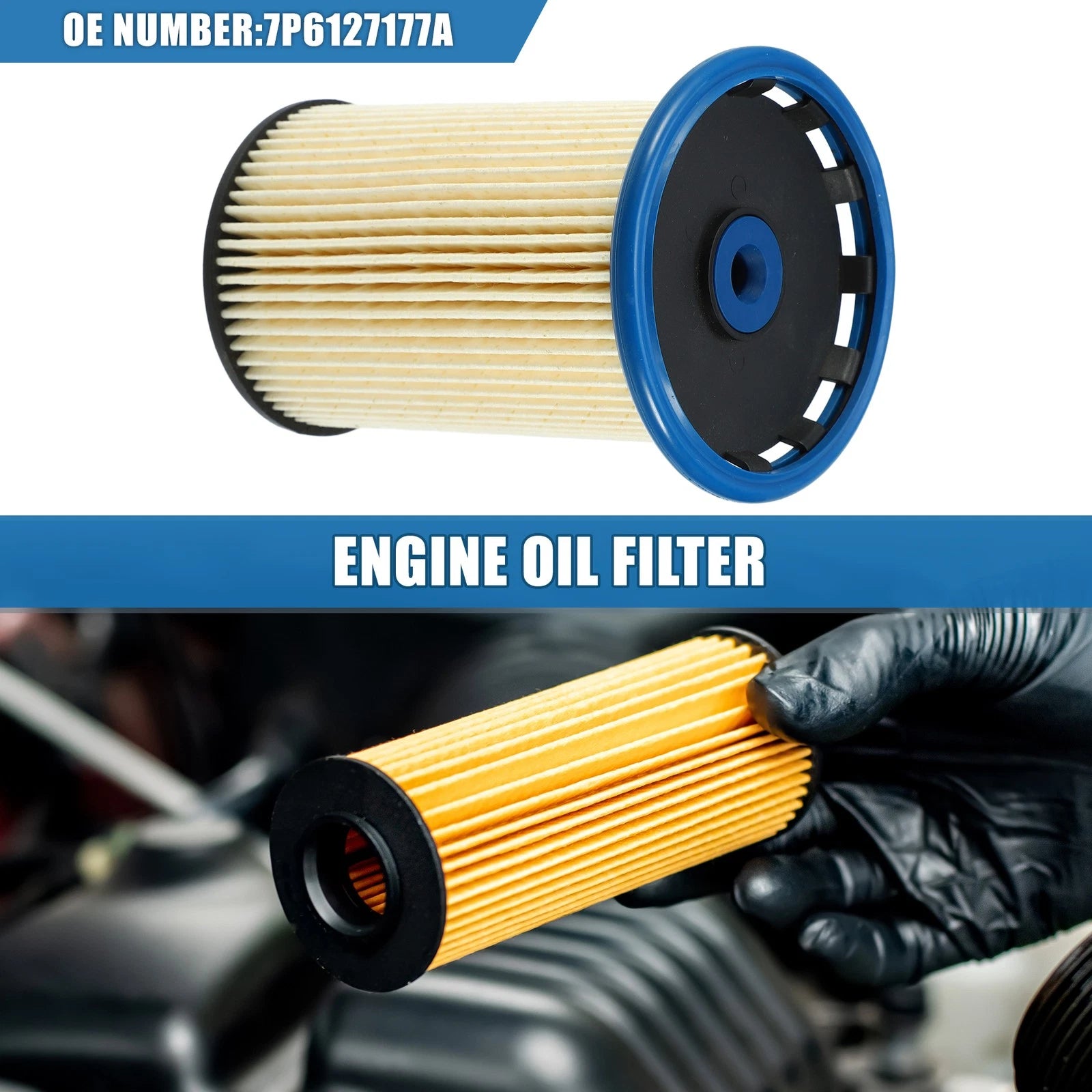 Engine Oil Filter with O Ring Replacement for Volkswagen Touareg (2004–2018)