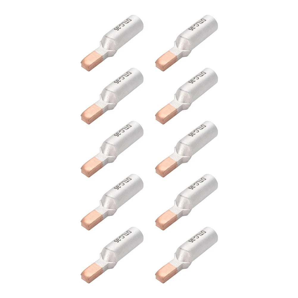 Pack of 10 Copper Aluminum Terminals for Enhanced Project Efficiency