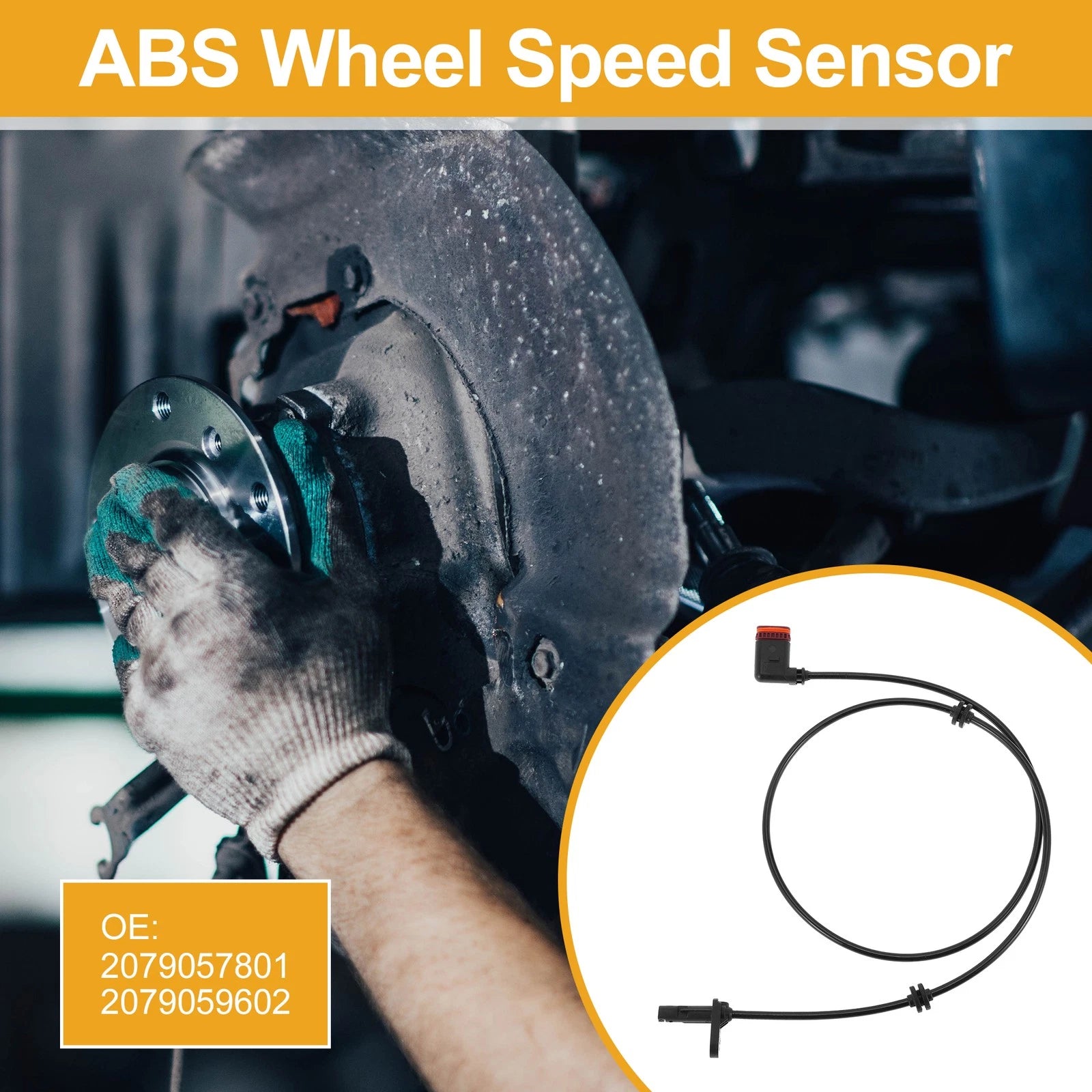 ABS Wheel Speed Sensor Replacement for Mercedes-Benz E550 Rear (2010–2016)