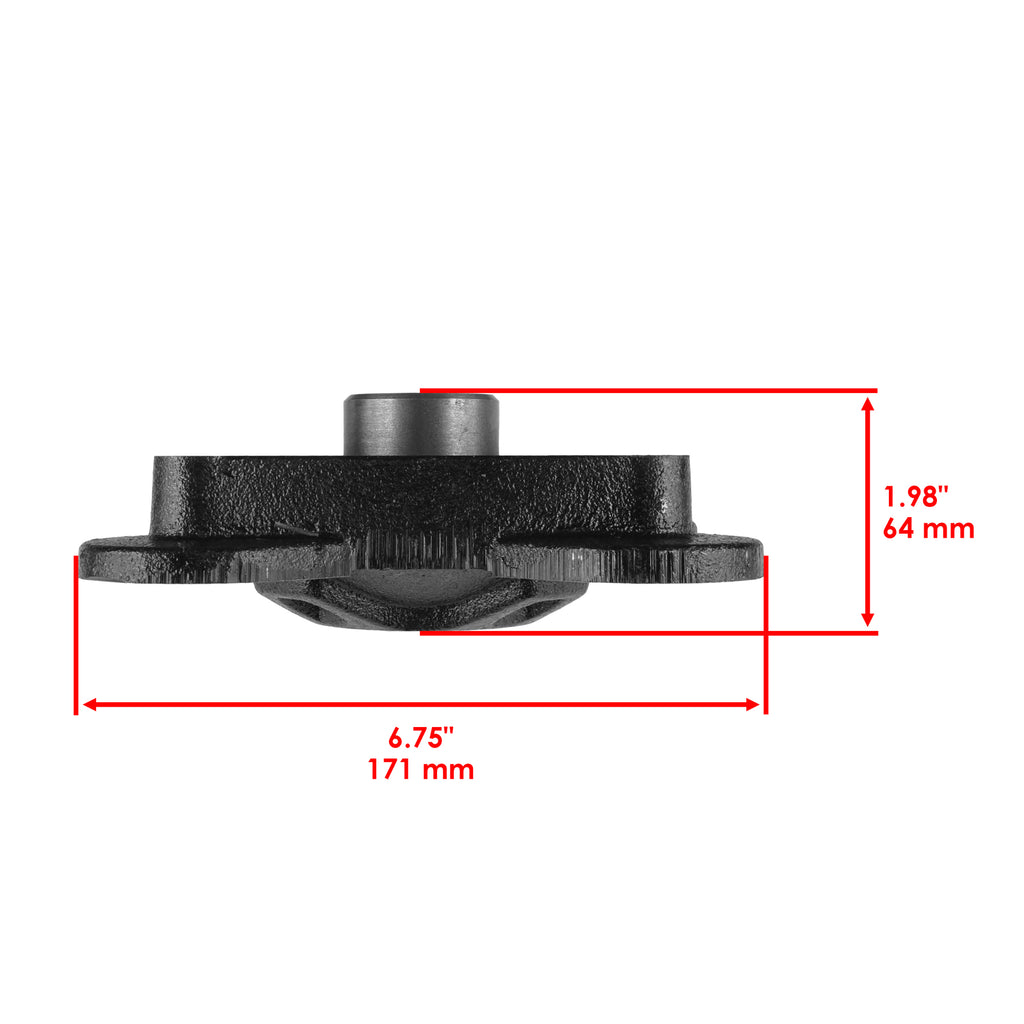 Front Rear Wheel Hub with Bolt Replacement for Polaris RZR XP Turbo (2016–2017)