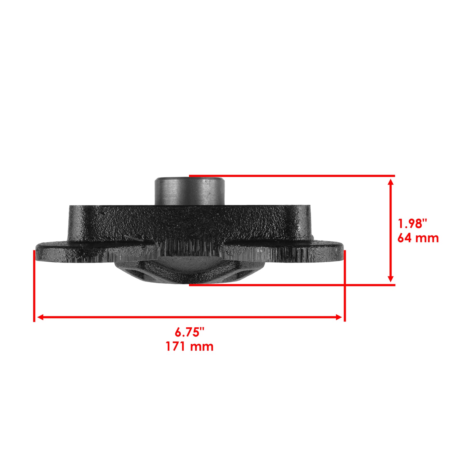Front Rear Wheel Hub with Bolt Replacement for Polaris RZR XP Turbo (2016–2017)
