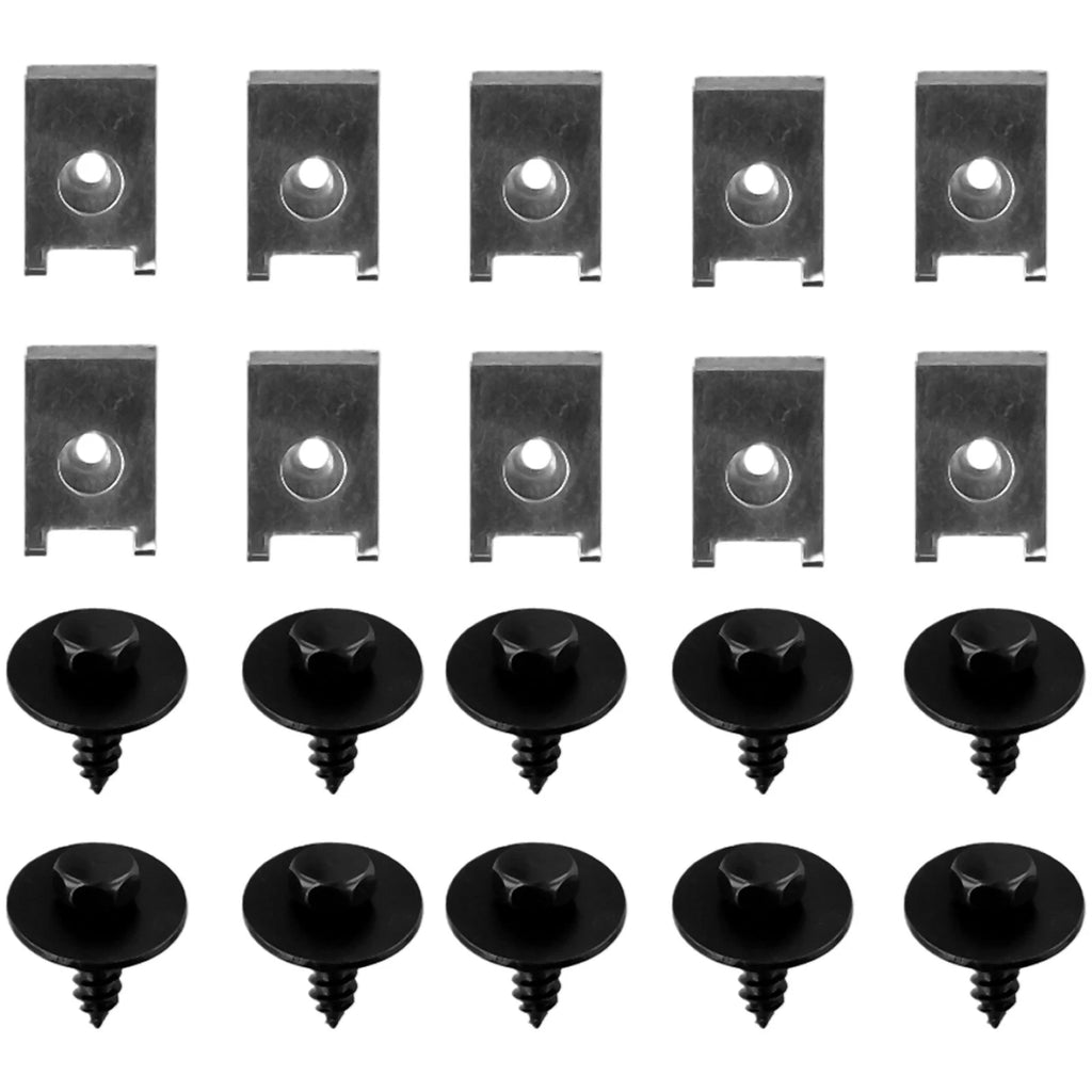 20PCS Hex Head Tapping Socket Bolt Screw Clip for BMW Undertray Splash Guard