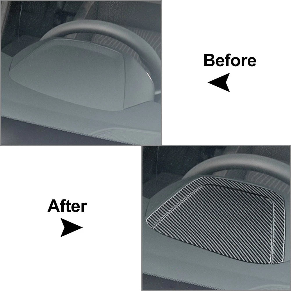 2X Center Console Dashboard Panel Cover Trim for Chevrolet Equinox (2018–2021)