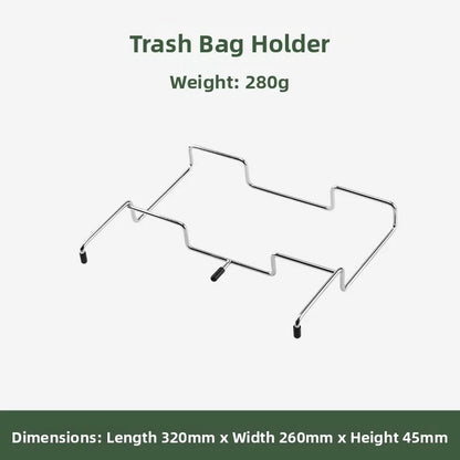 Portable Hanging Trash Bag Holder for Camping (2023)