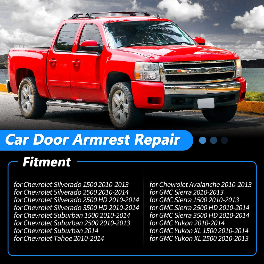 Armrest Repair Front Right Passenger Side for Chevrolet Silverado (2014–2019)