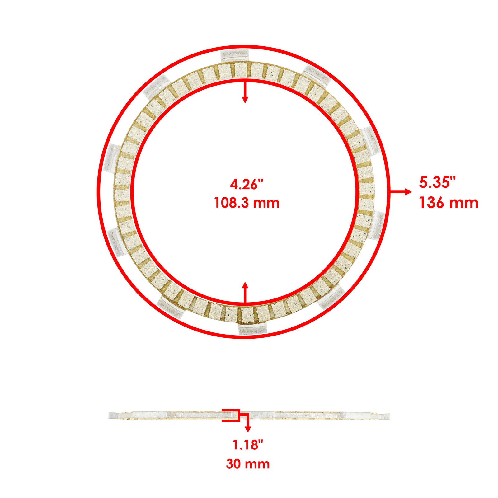 Clutch Friction Plate Replacement for Kawasaki Ninja 400 EX400 ABS (2018–2021)