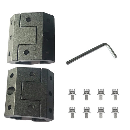 Corner Brackets for Custom Fit Vehicles - Black Finish