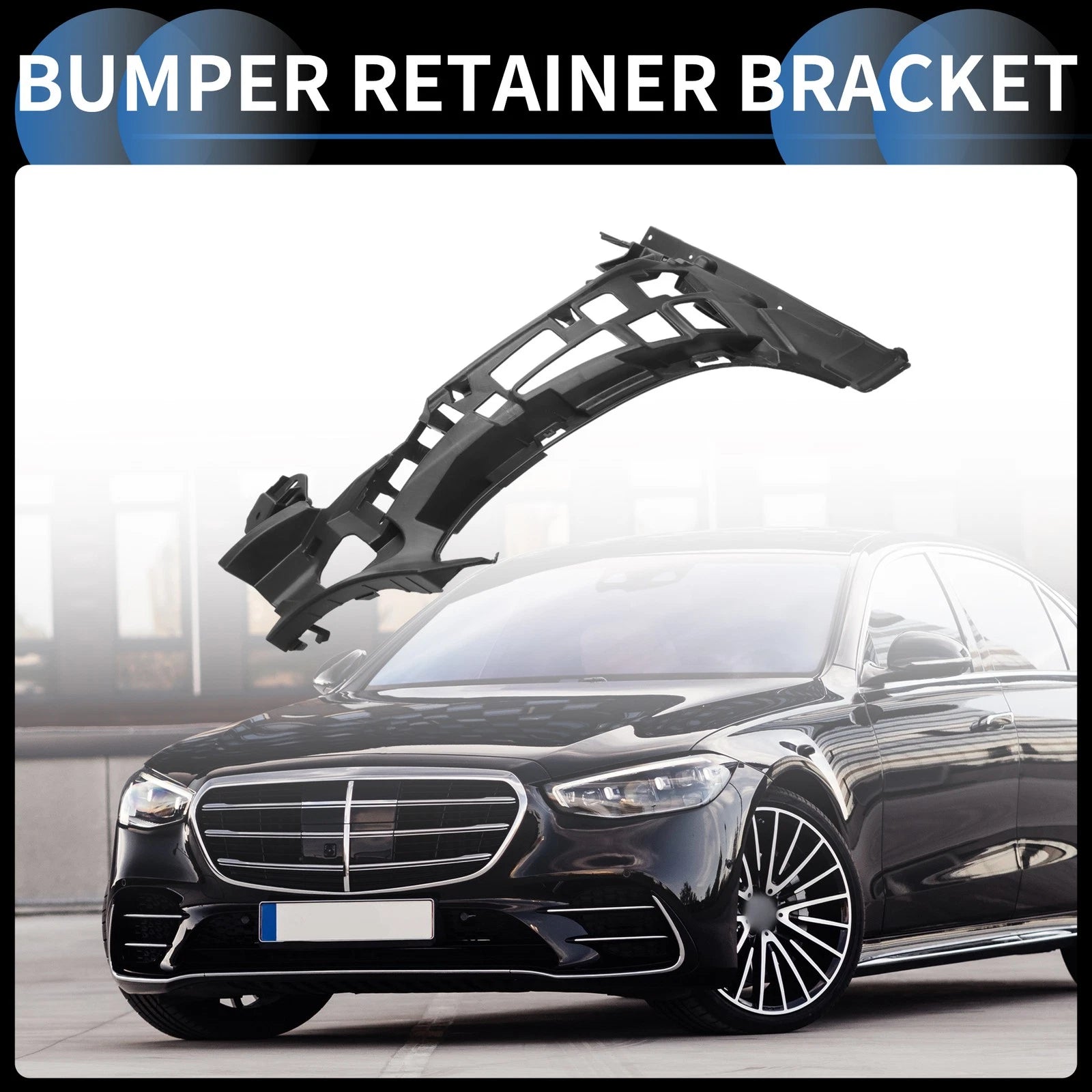 Right Front Bumper Retainer Bracket Replacement for Mercedes-Benz C300 (2015–2021)