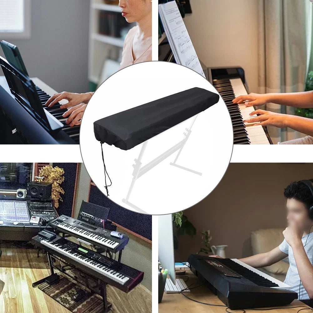 Stretchy Keyboard Dust Cover for Electronic Organ (210D Oxford Fabric)