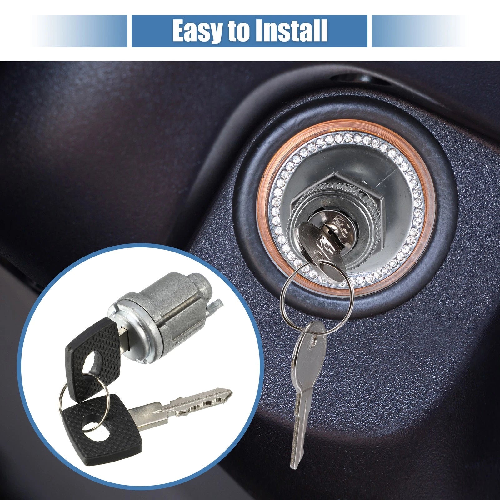 Ignition Key Switch Starter Switch Set for Mercedes-Benz E 320 (1996–2005)