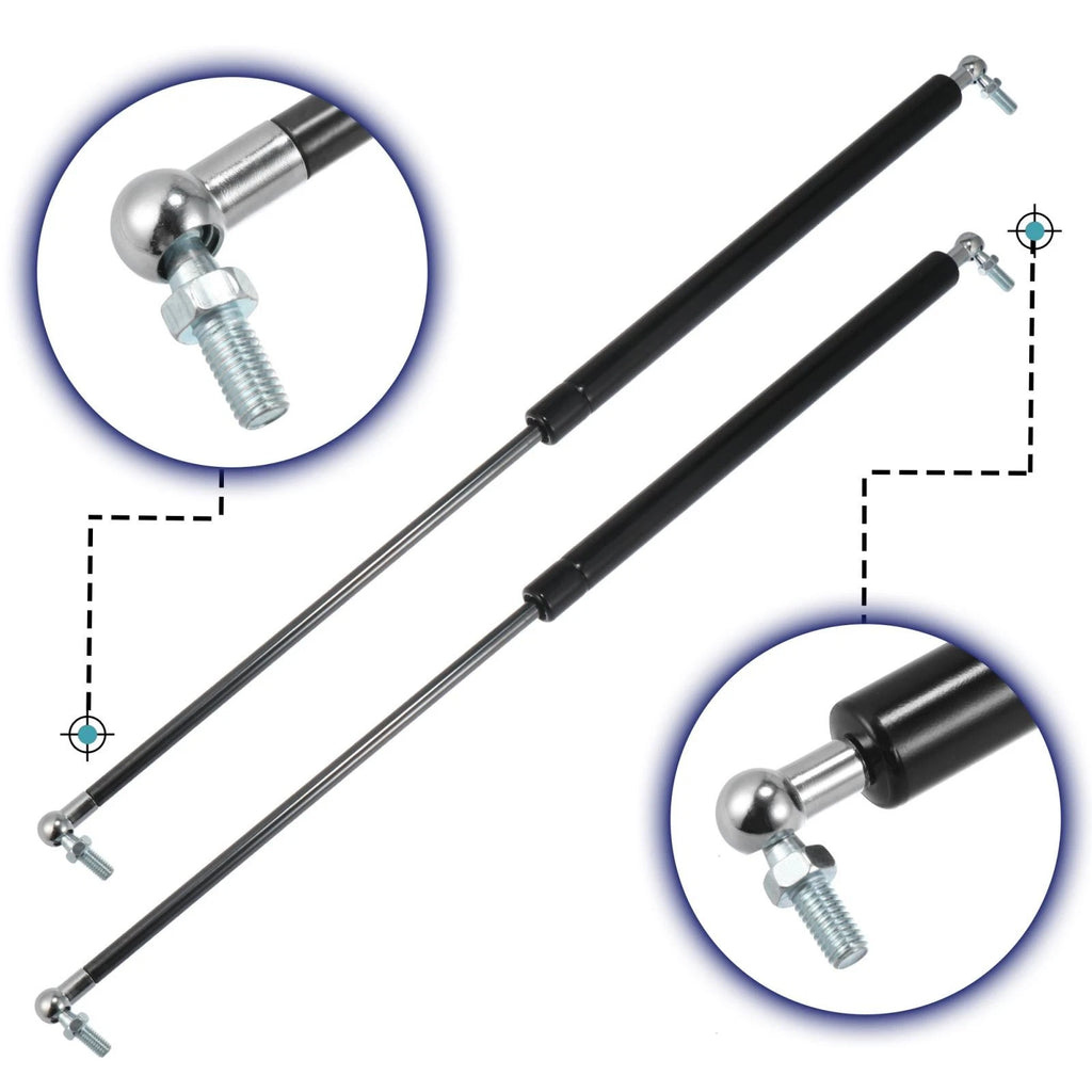 Universal Joint Gas Struts Replacement 630mm for Car Trailer Truck (2 Pcs)