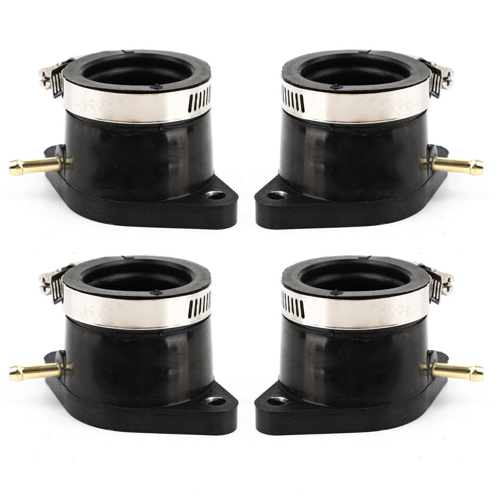 Set of 4 Carburetor Intake Manifold Boots for Yamaha XJ650 Maxim XJ750 Seca (1981–1983)