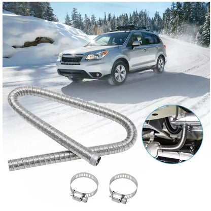 304 SS Fine Threaded Exhaust Pipe Extension for Webasto Parking Heater 22mm