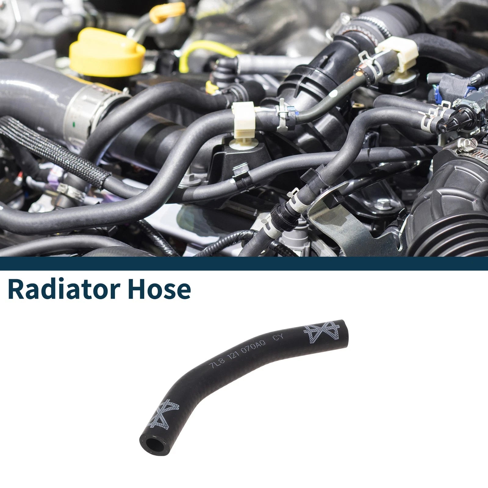 Radiator Hose Replacement Heating Water Pipe for Audi Q7 3.0L (2011–2015)