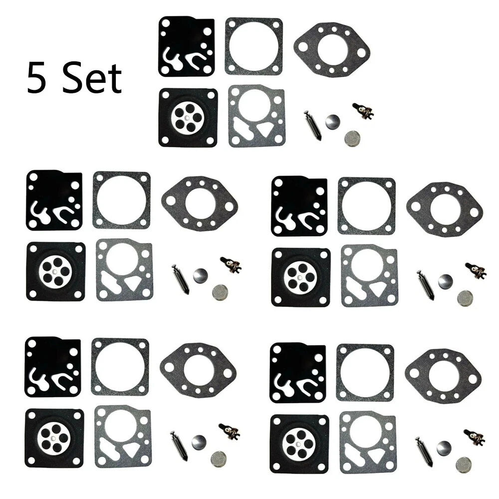 Set of 5 Carburetor Rebuild Kits for Stihl 024 028 030 031 (RK-13HU/RK-14HU)