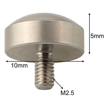 Micrometer Depth Gauge with 10mm Spherical Contact Point M2 5 Threaded Shank