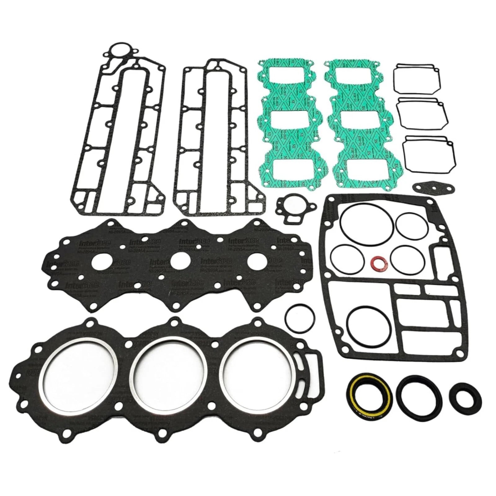 Outboard Gasket Kit 6H3-W0001-02 for Yamaha 50 60 70 HP (2-Stroke)