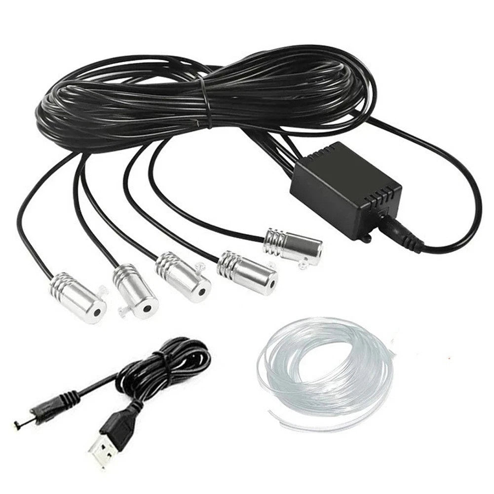 5-in-1 RGB LED Car Lights for Decoration with App Control