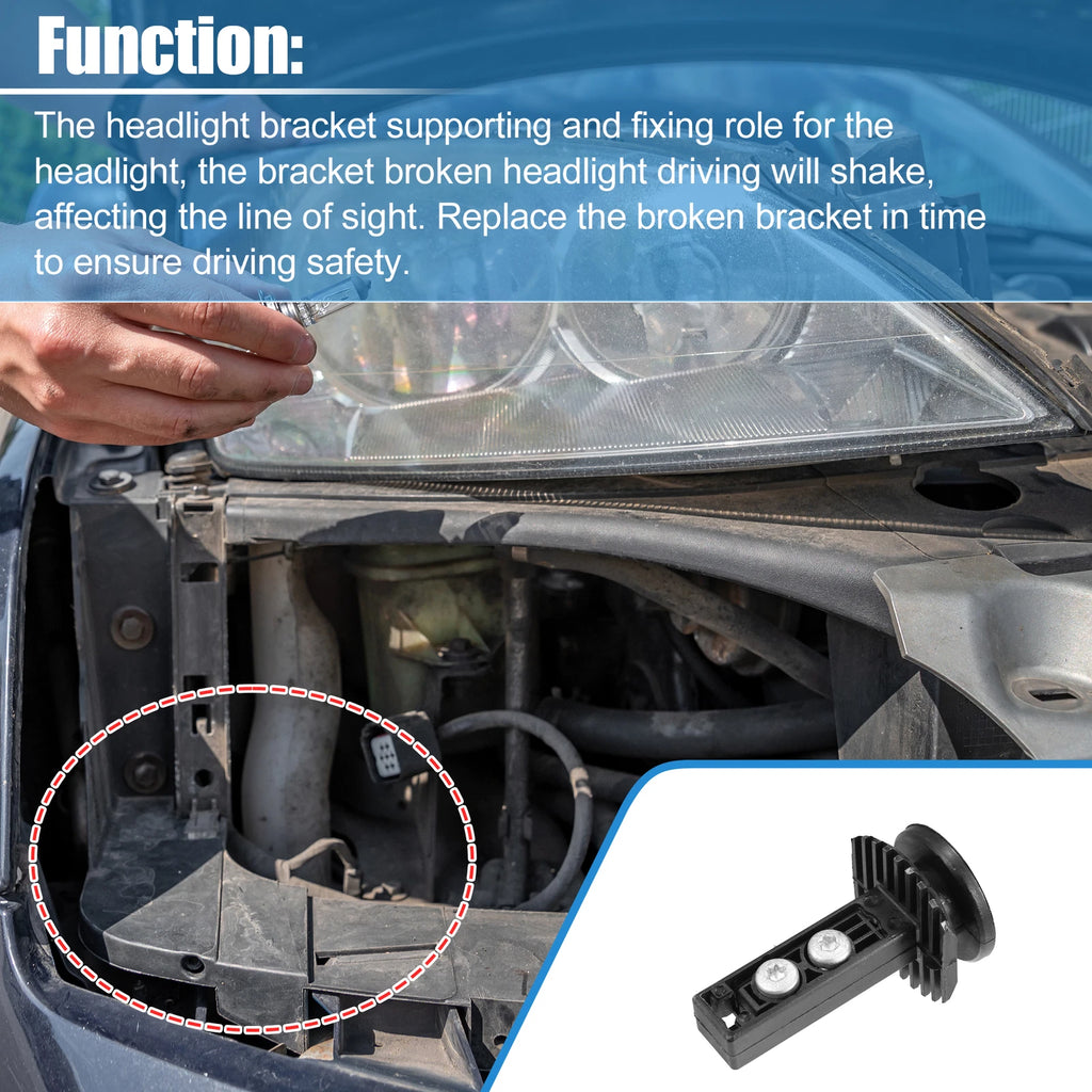 Headlight Support Mount Bracket for Mercedes Benz W204 (2007–2014)