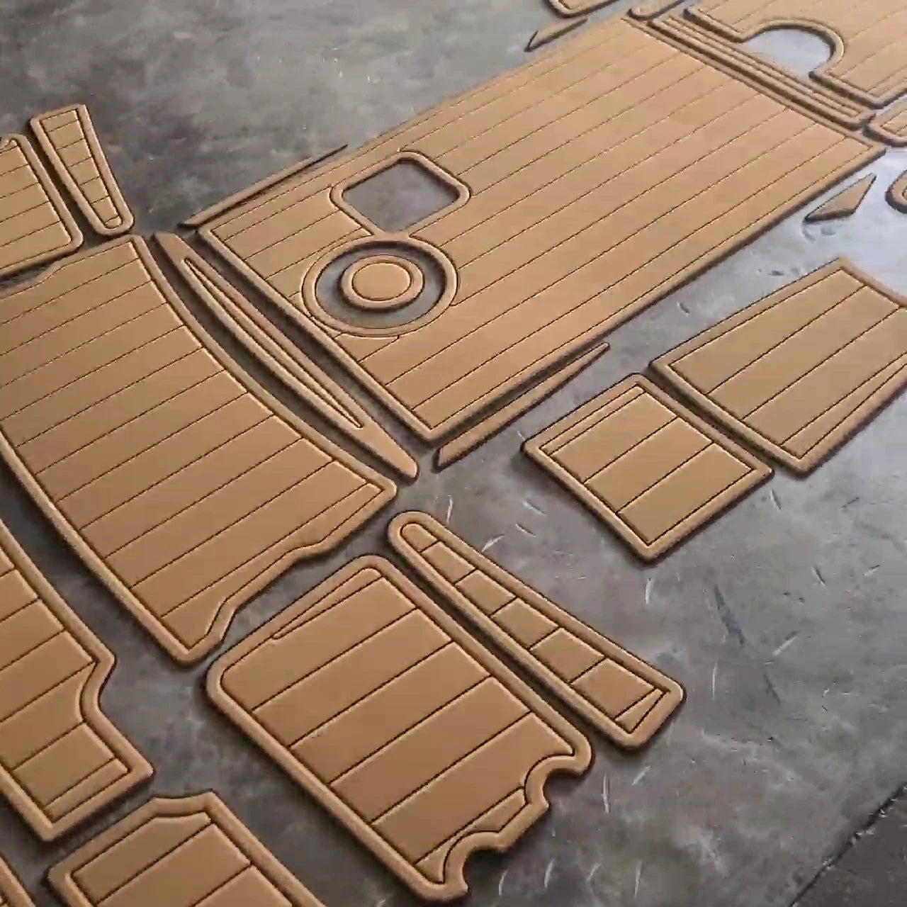 EVA Foam Teak Decking Flooring for Chaparral 265 SSI (2004)