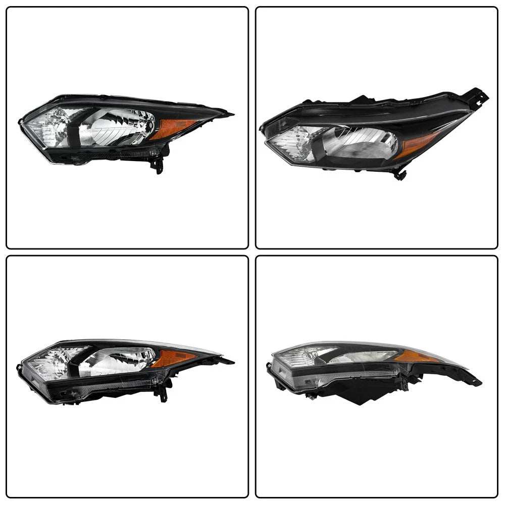 Headlight Front Left for Honda HR-V (2016–2018) Halogen Clear Lens
