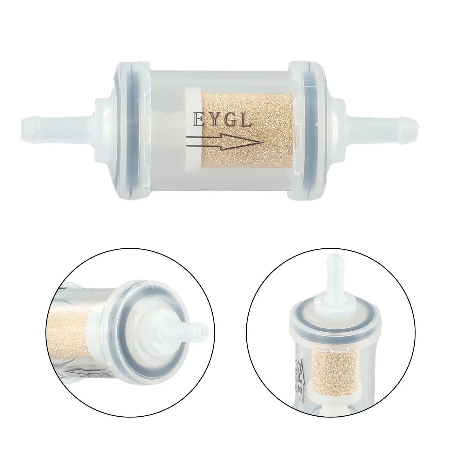 ABS Fuel Filter for - Transparent, Removable Copper Filter