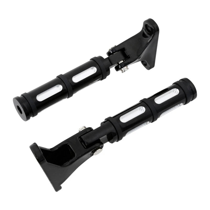 Black Passenger Footpeg for Harley Touring Street Electra Glide (1993–2025)